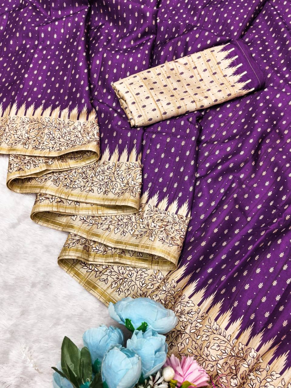 Women's Designer Premium Banarasi Soft Silk Saree