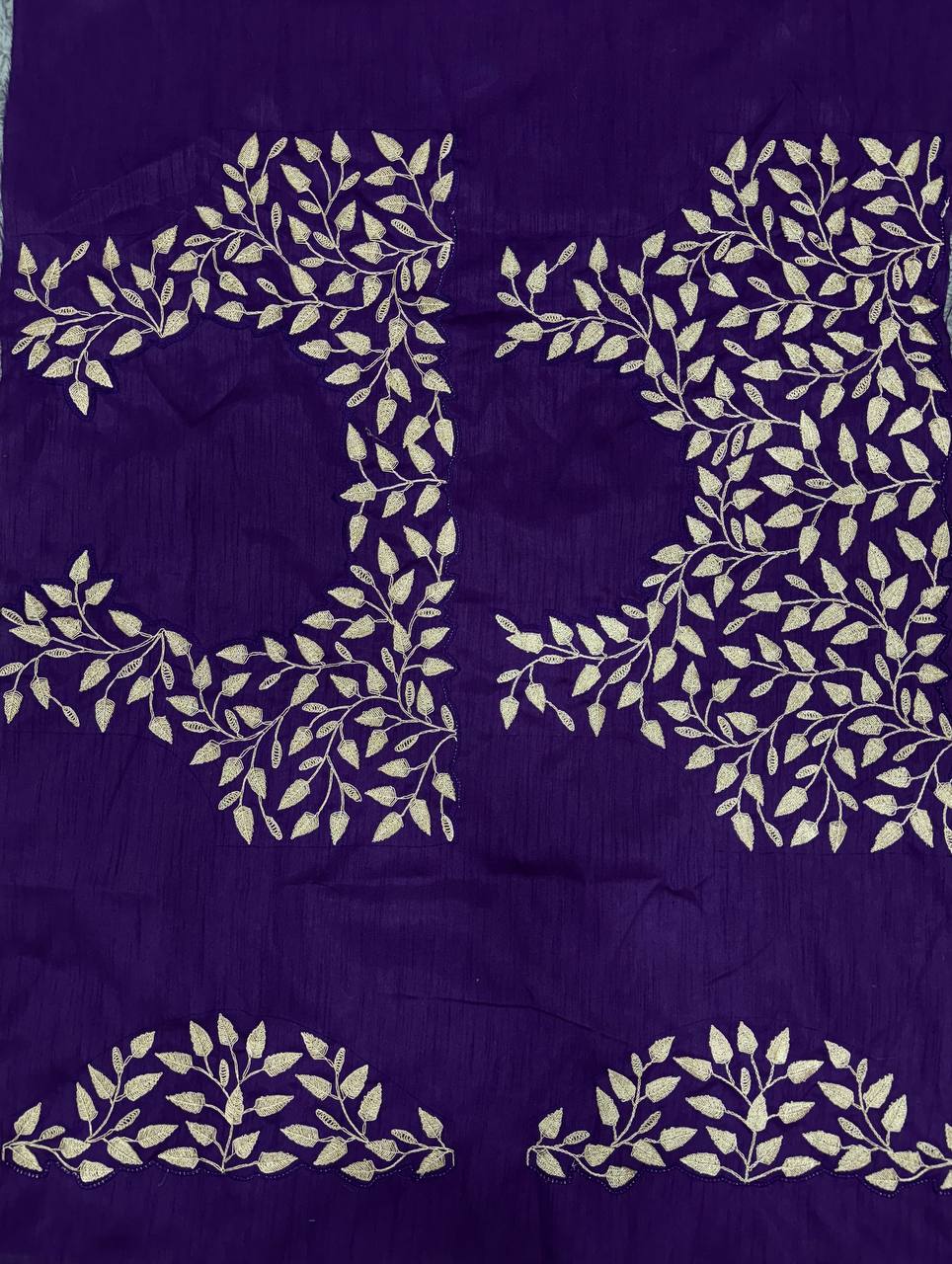 EXCLUSIVE DESIGNER SOFT JIMMY CHOO SEQUINS EMBROIDERY WORK SAREE