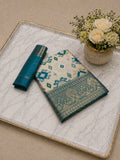 Heritage Ivory Banarasi Saree with Royal Zari Weaving - RAMA