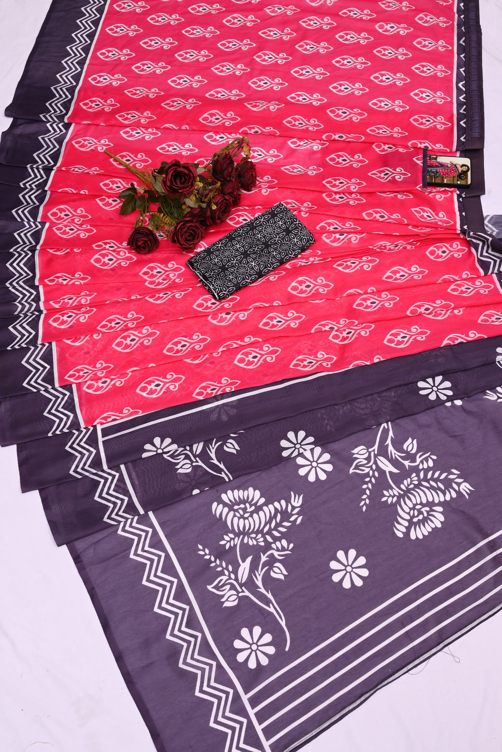 New One Minute Ready To Wear Pure Soft Mul Cotton Silk Parrot Saree With Pocket Along With Running Unstiched Blouse Piece
