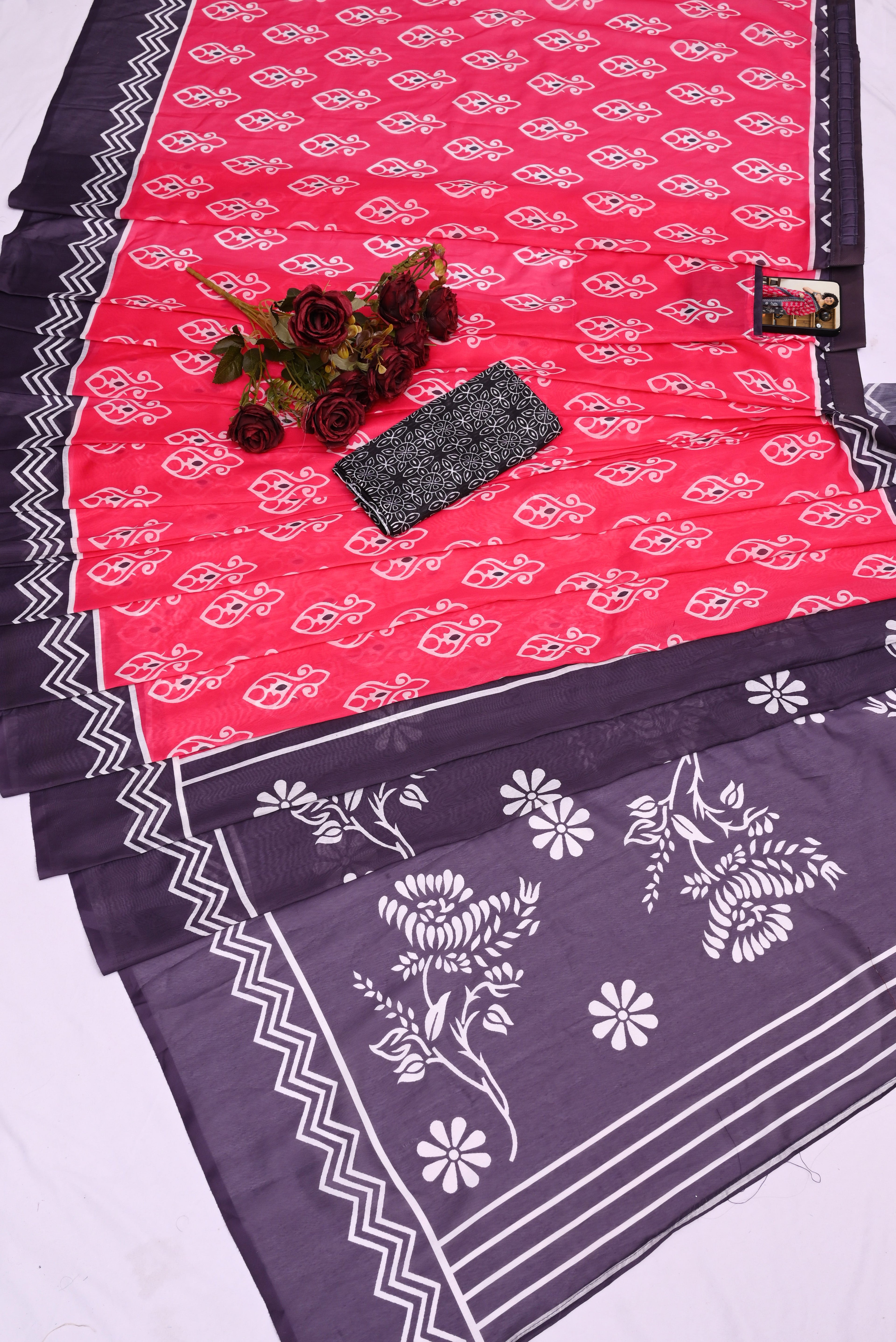 New One Minute Ready To Wear Pure Soft Mul Cotton Silk Parrot Saree With Pocket Along With Running Unstiched Blouse Piece