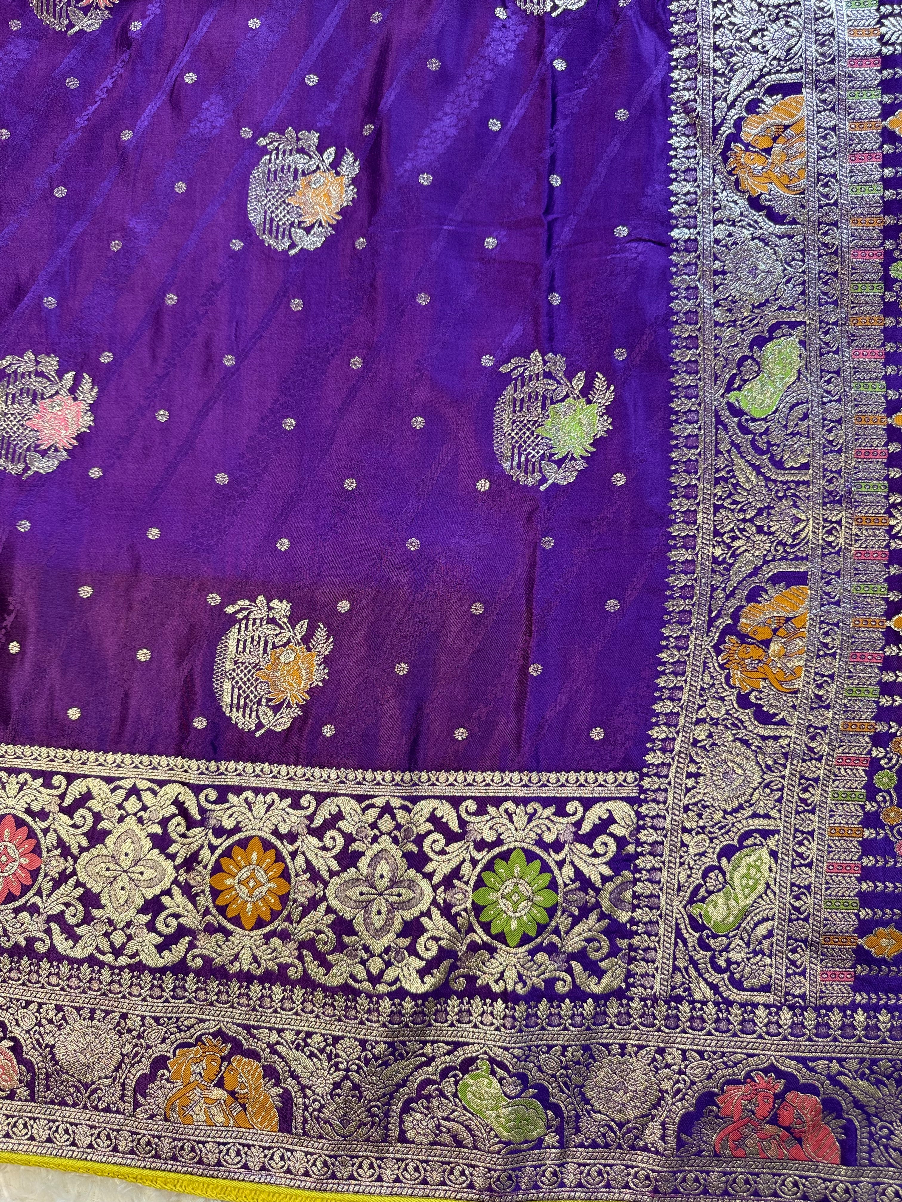Ethnic Queen Designer Plum Purple Saree with Rich Pallu and Classic Cultural Grace