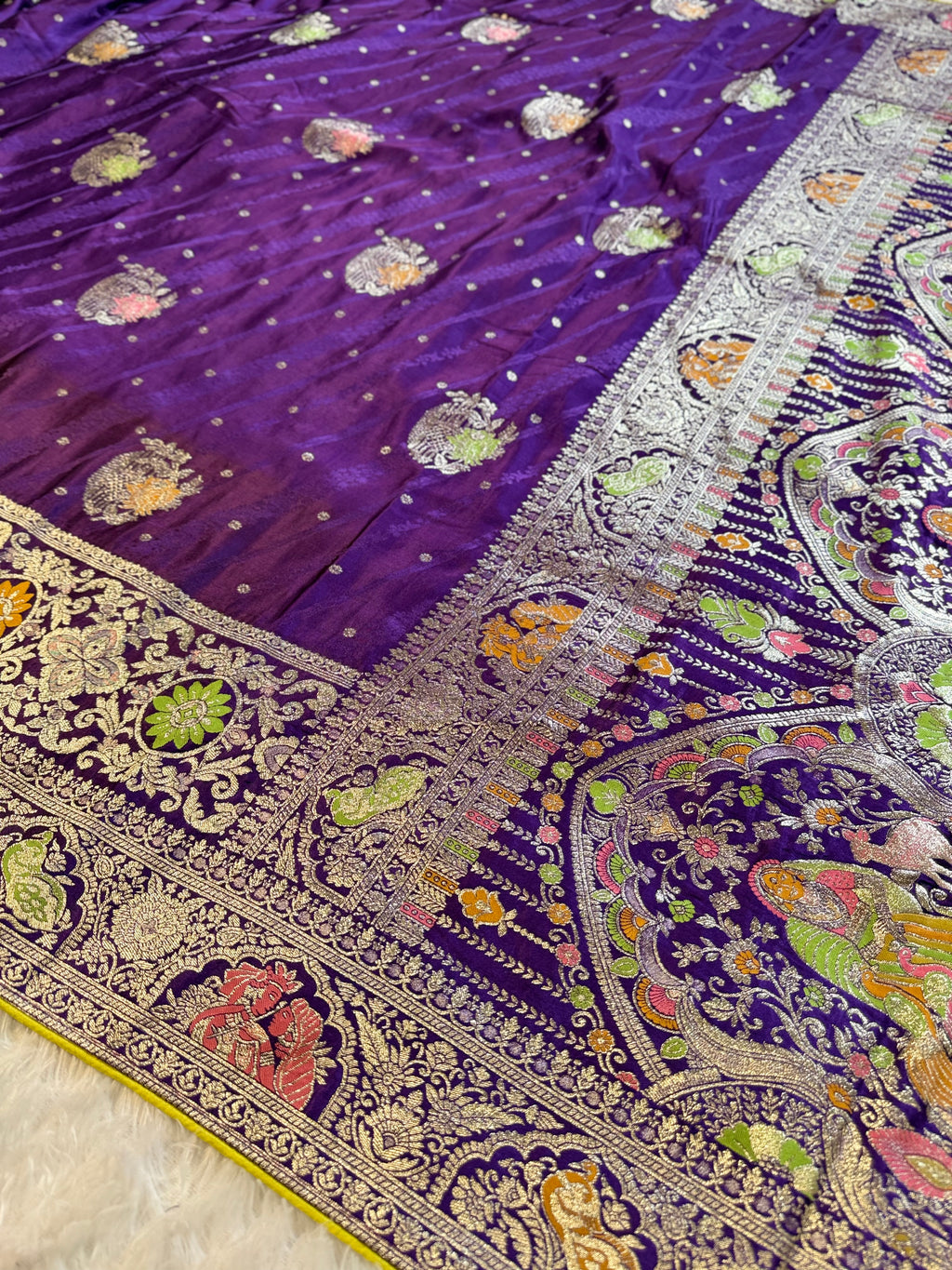 Ethnic Queen Designer Saree with Rich Pallu and Classic Cultural Grace