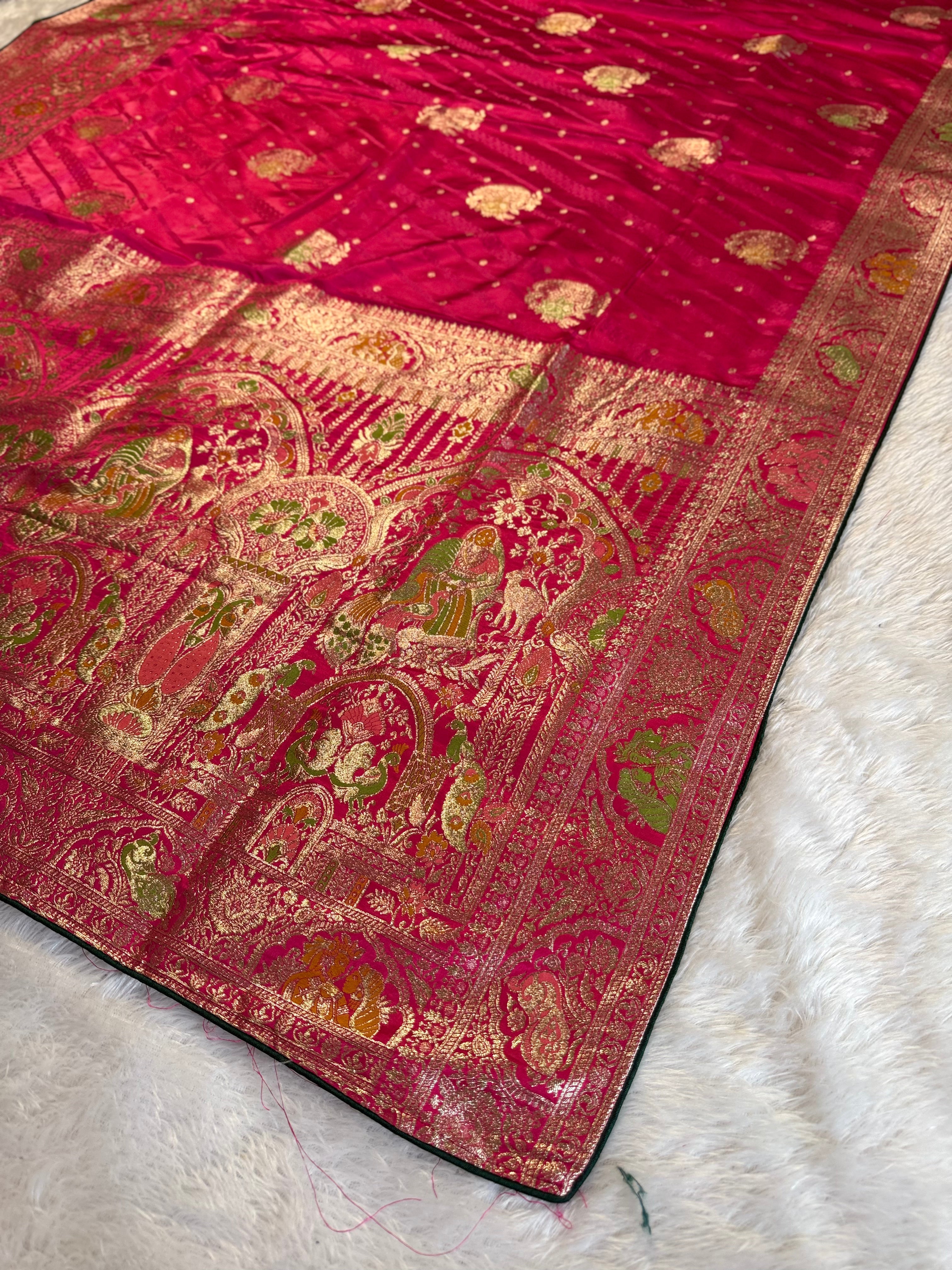 Ethnic Queen Designer Saree with Rich Pallu and Classic Cultural Grace