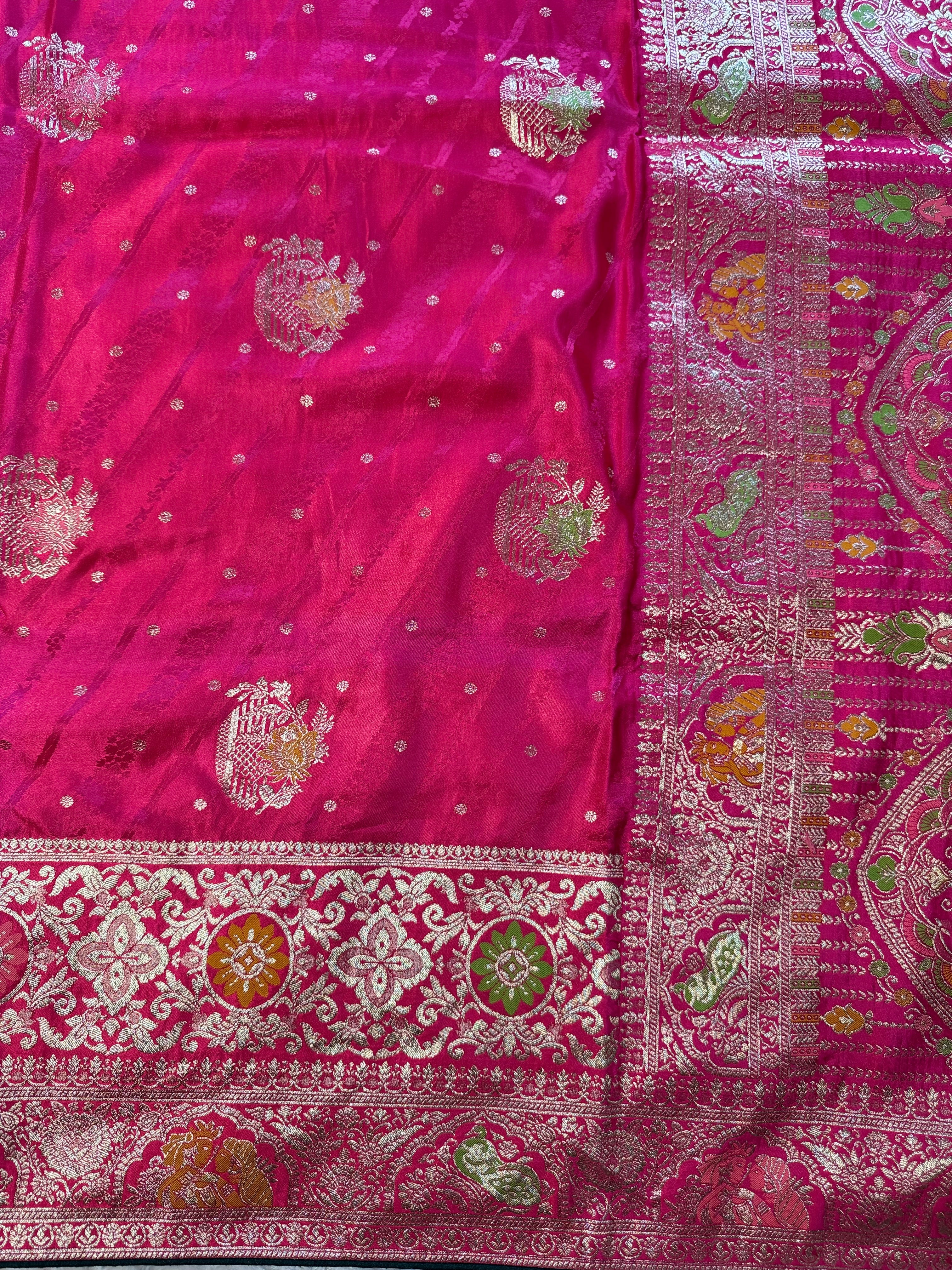 Ethnic Queen Designer  Light Pink Saree with Rich Pallu and Classic Cultural Grace