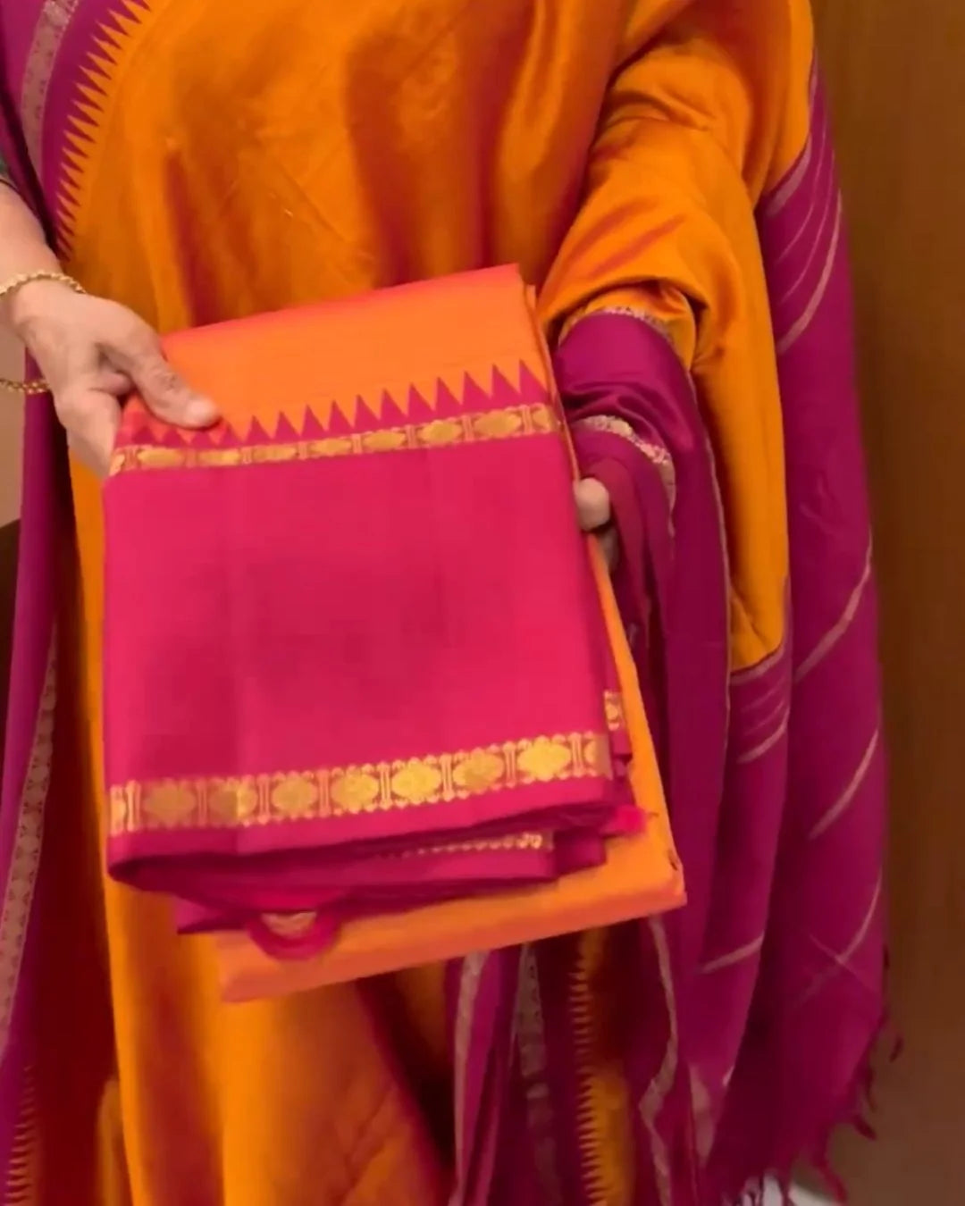 Param Vintage Weave Saree