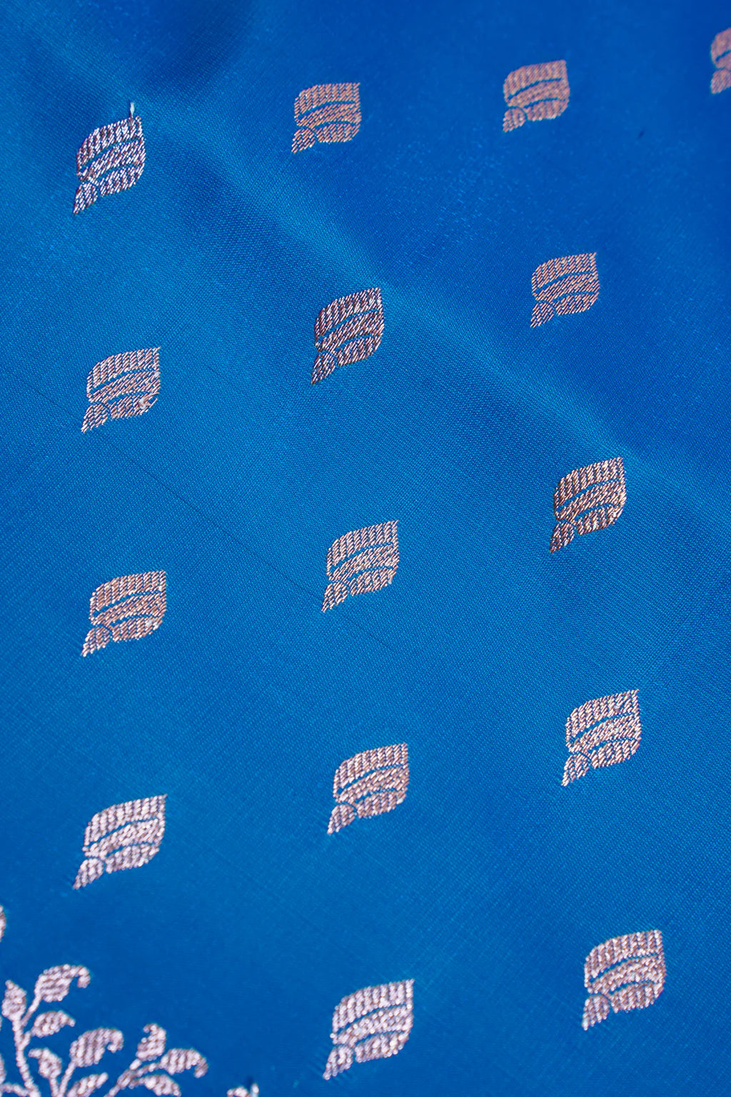 Royal Blue Upada Satin Silk Saree
