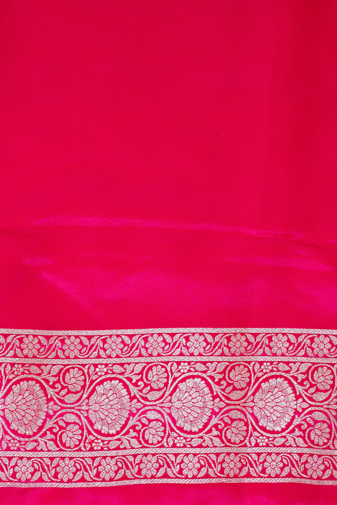 Rani Pink Upada Satin Silk Saree