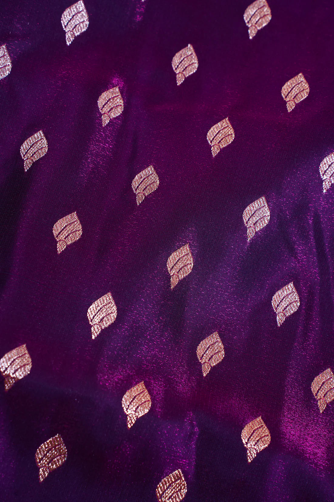 Royal Purple Upada Satin Silk Saree