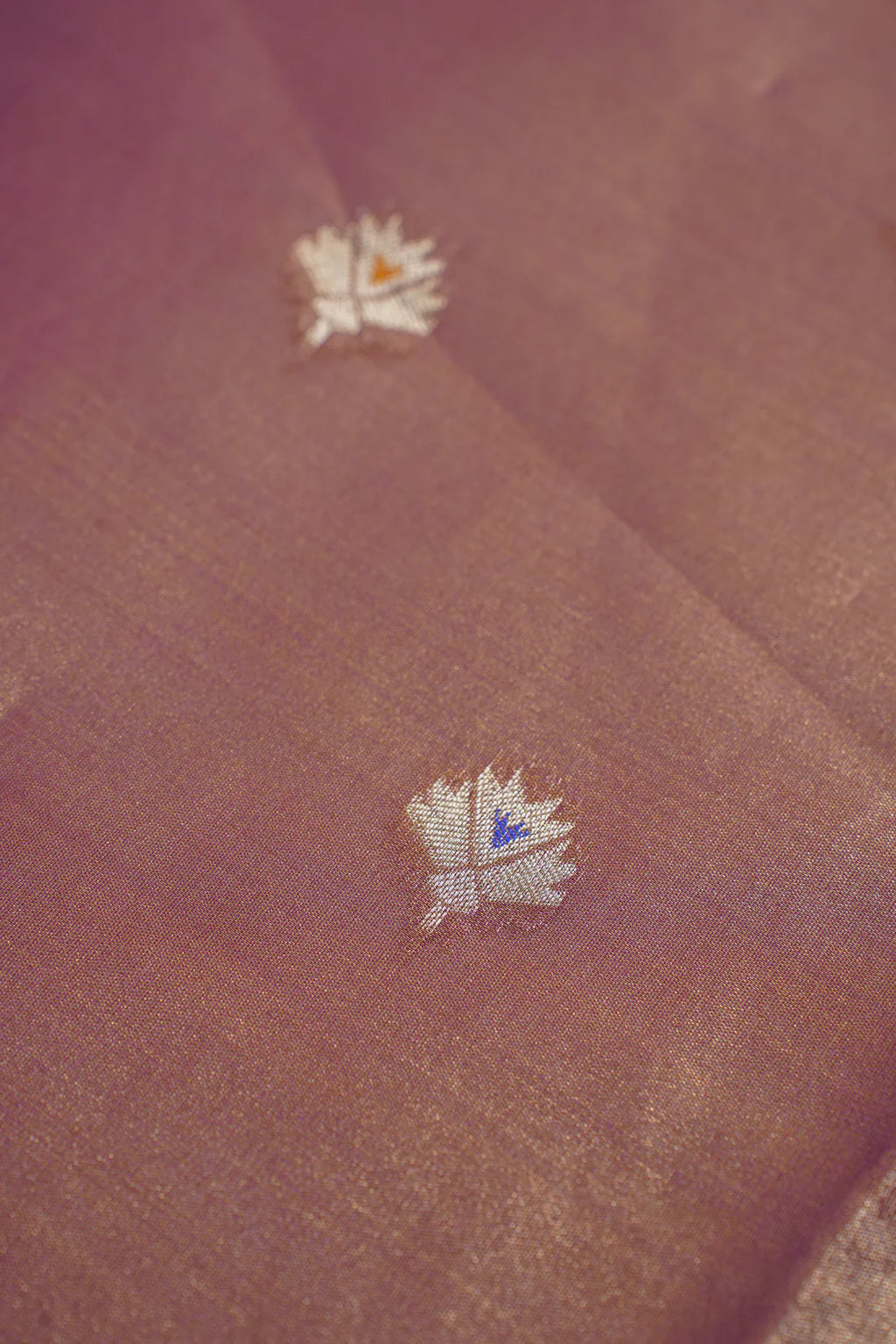 Wine Purple Paithani Minakari Tissue Silk Saree