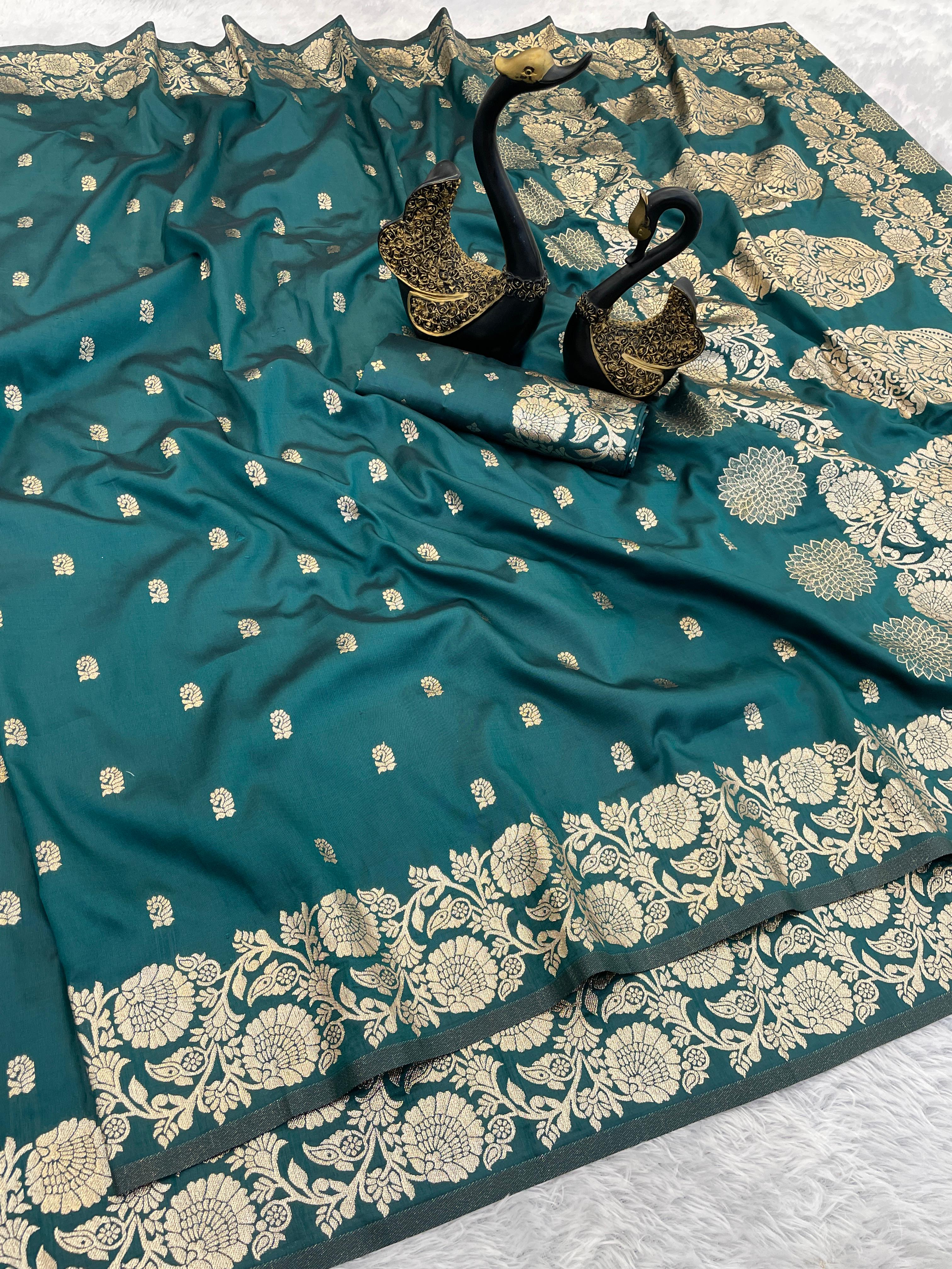 Pure Soft Banarasi Silk Saree