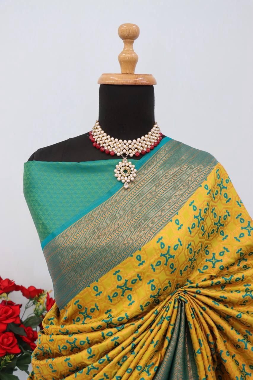 KANIJIVARAM PREMIUM SOFT SILK SAREE