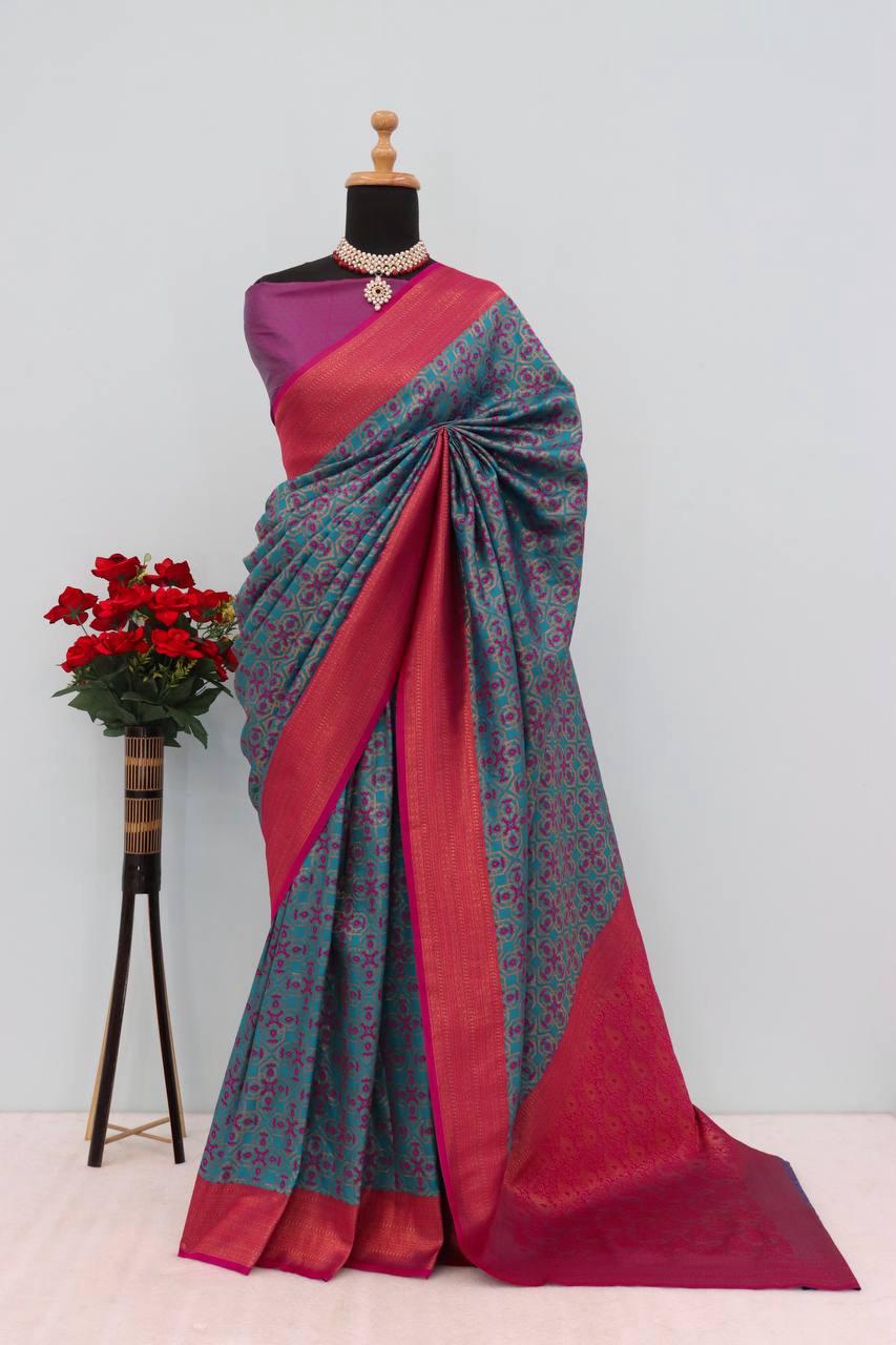 KANIJIVARAM PREMIUM SOFT SILK SAREE