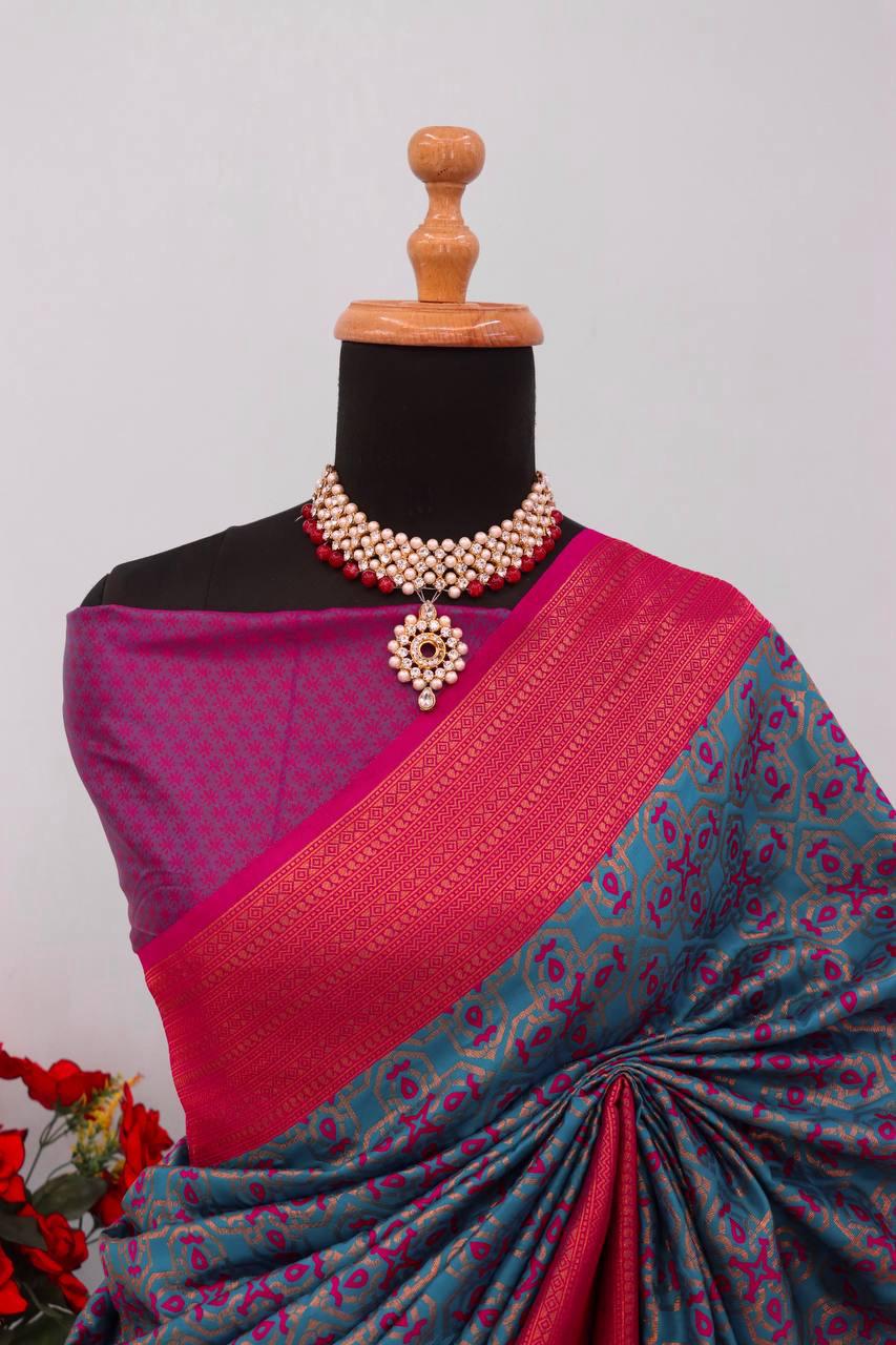 KANIJIVARAM PREMIUM SOFT SILK SAREE