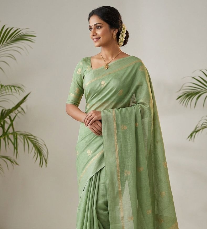 Pure Soft Viscose Silk Jacquard n Satin Border Fancy Designer Saree With Blouse Piece