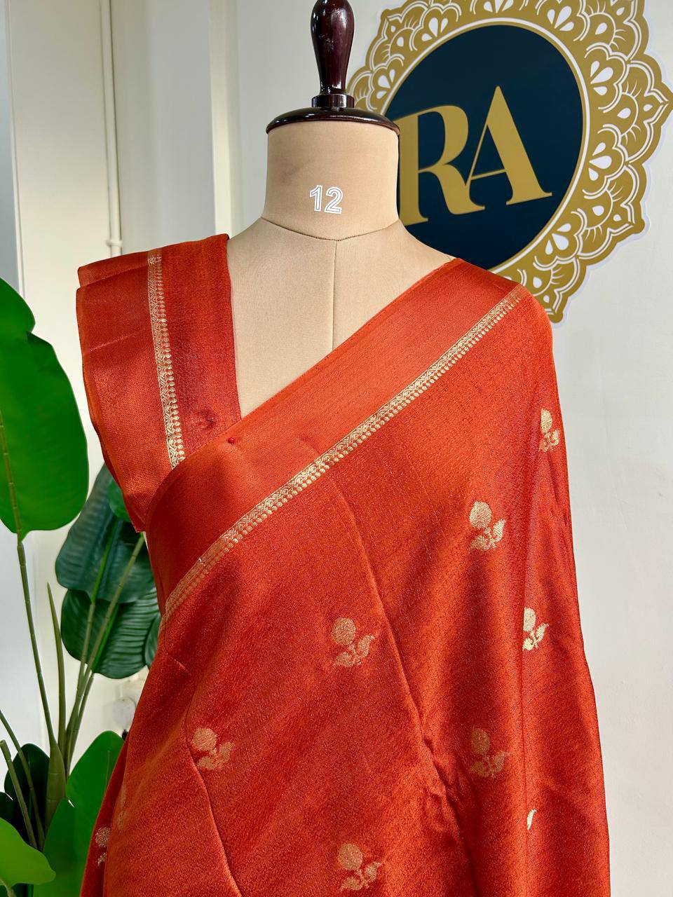 Orange Pure Soft Viscose Silk Jacquard Satin Border Fancy Designer Saree With Blouse Piece