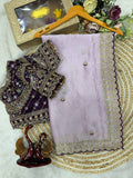 Vaidehi Rangoli Silk Saree - LIGHT PINK