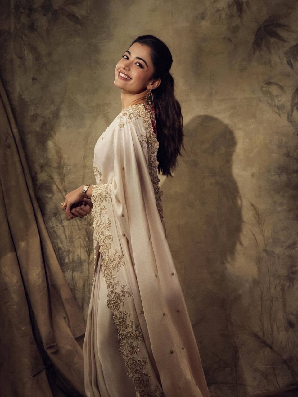 Elegant Sequins Embroidered Rangoli Silk Saree with Heavy Banglori Blouse – Designer Party Wear