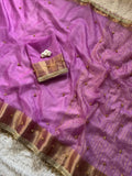 Trending Real Ghungroo Tissu Silk Saree with Designer Pallu-PURPLE