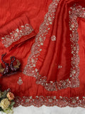 Ruhani Zarkash Tissue Saree