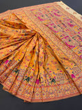 Hypnotic  Pashmina Saree With Preferable Blouse Piece