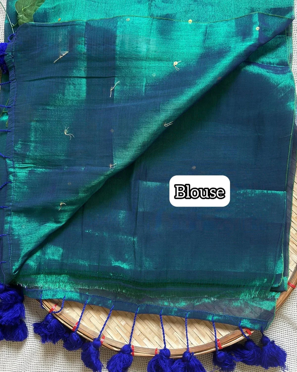 Premium Quality Soft Tissue Peacock Saree